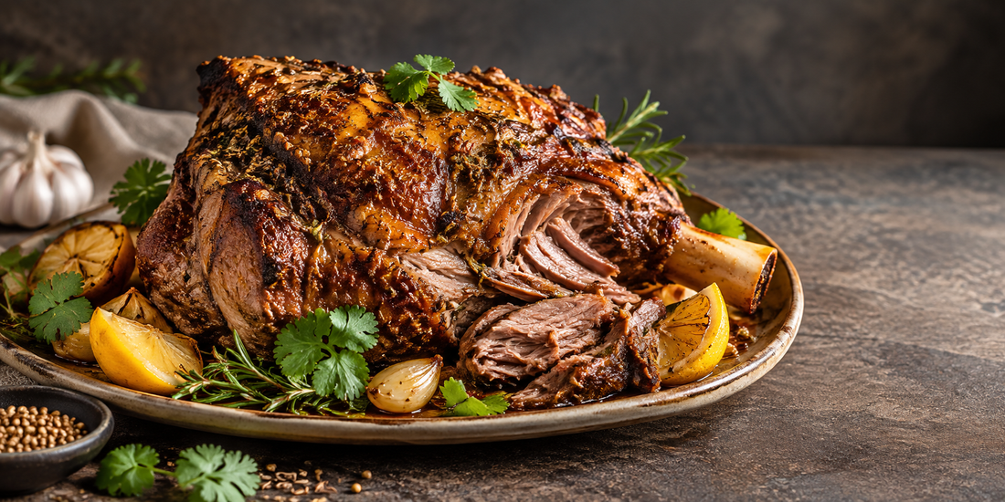 Tender Goat Shoulder Slow-Roasted to Perfection