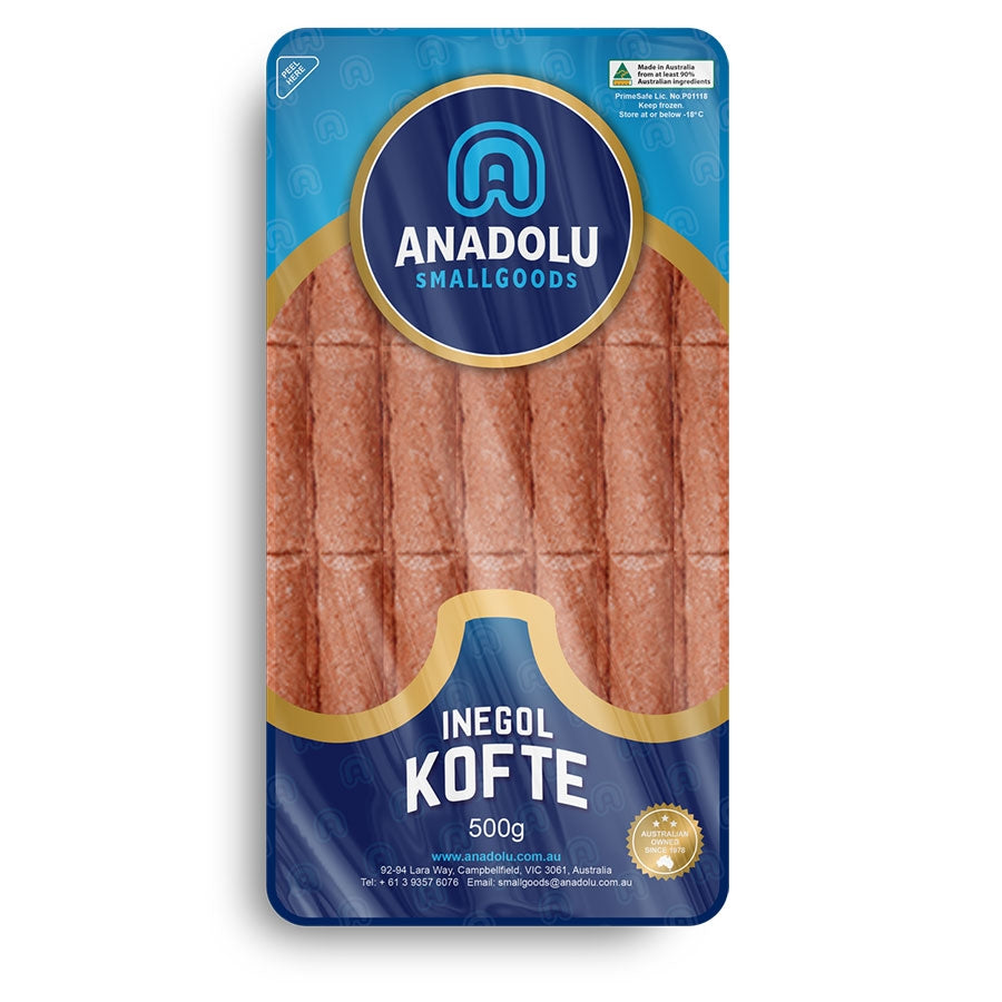 INEGOL KOFTE - FROZEN per packet (500g)