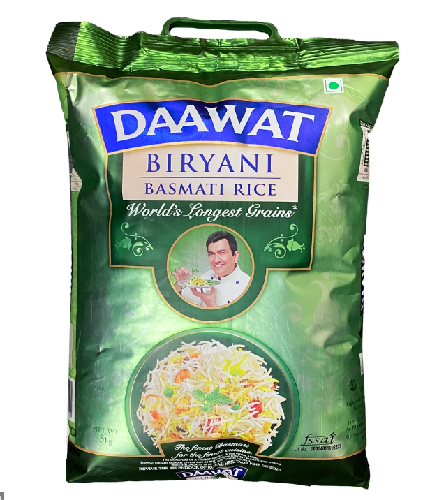DAAWAT Biryani Basmati Rice - 5kg Bag