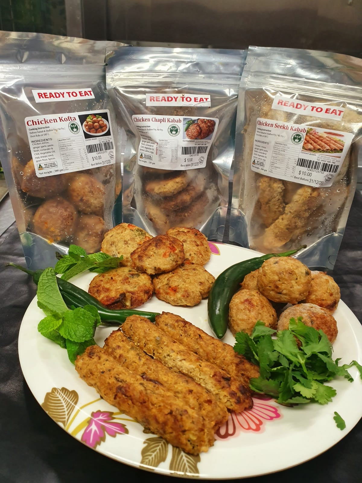 Ready to eat - Chicken Seekh Kebab(Hand Cut Chicken)