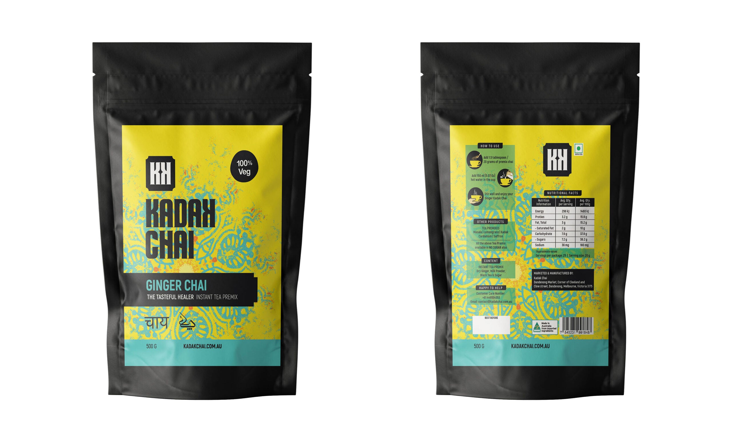 Kadak Chai - Ginger Flavoured 250g