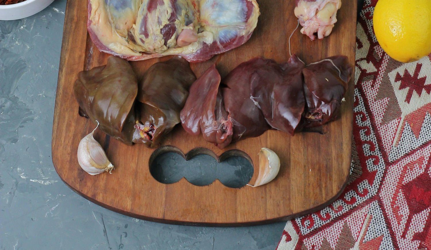 Fresh Goat Liver (3 Pieces)