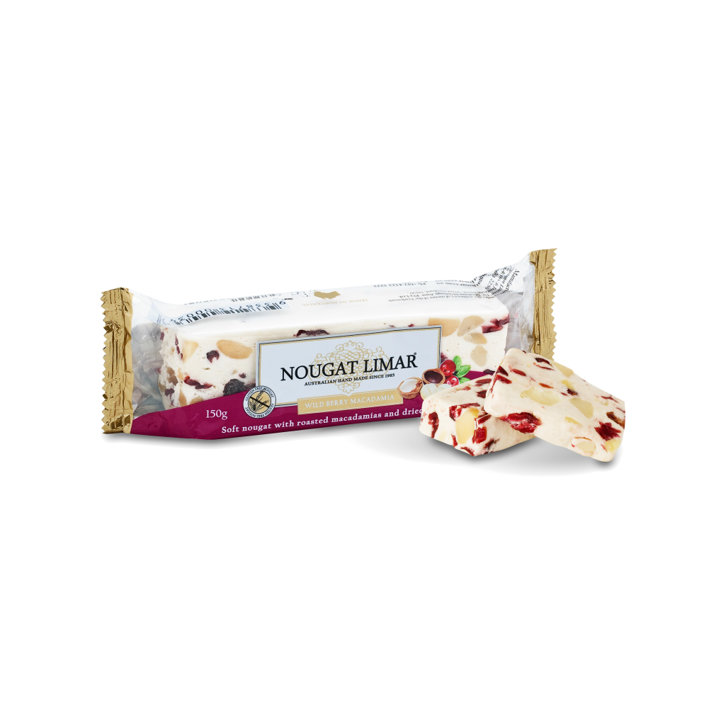 Nougat Limar - Wild Berry & Macadamia (150g)