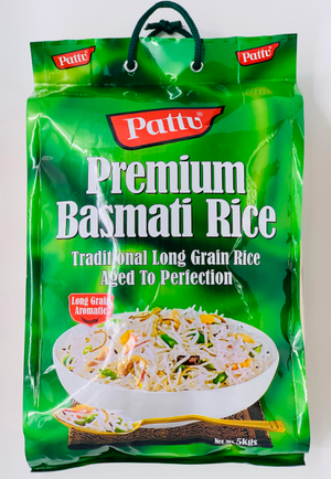 PATTU Premium Basmati Rice - 5Kg Bag
