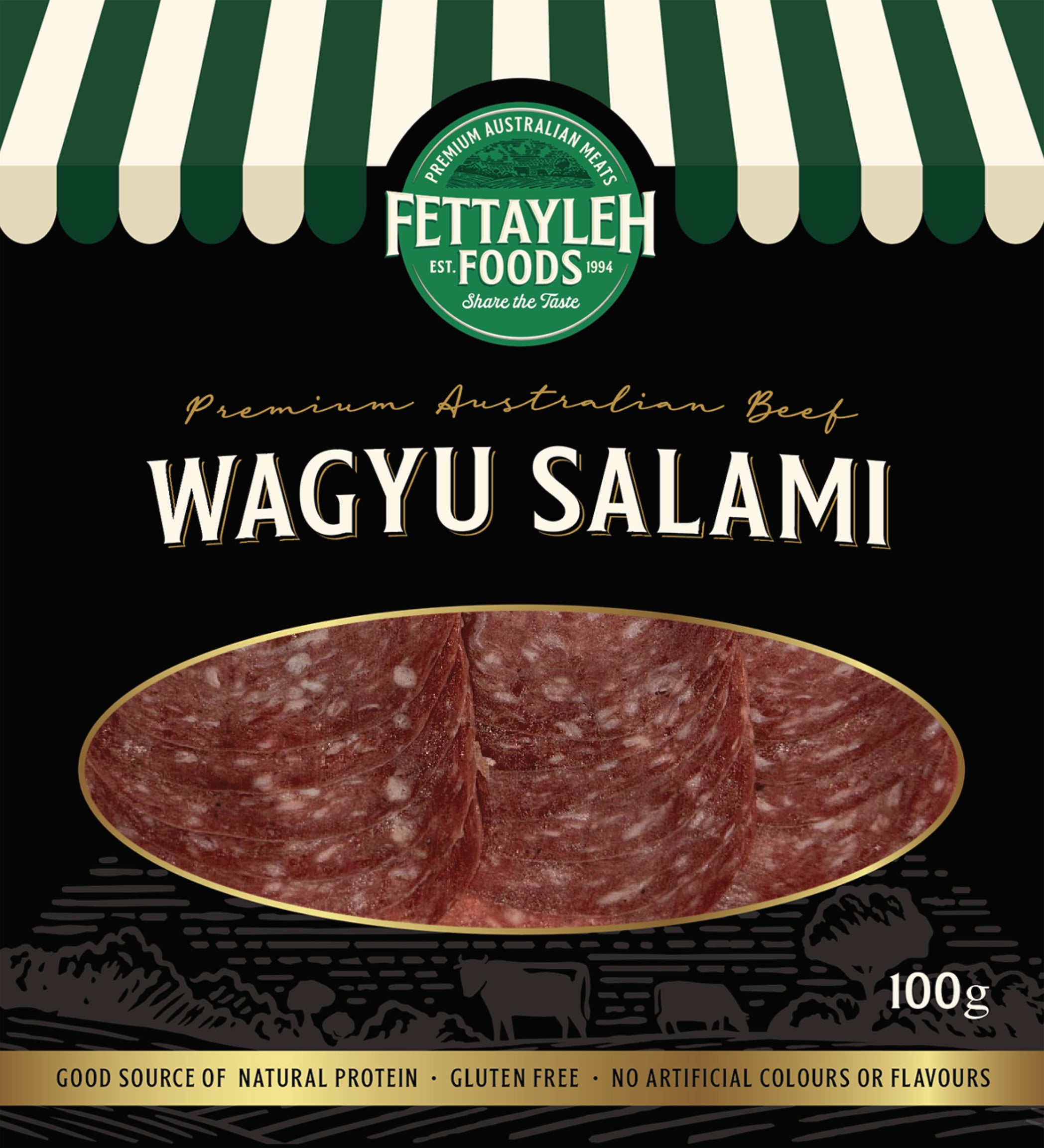 Fettayleh Foods - Wagyu Salami (100g)