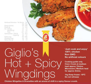 Giglio's - Hot + Spicy Wingdings